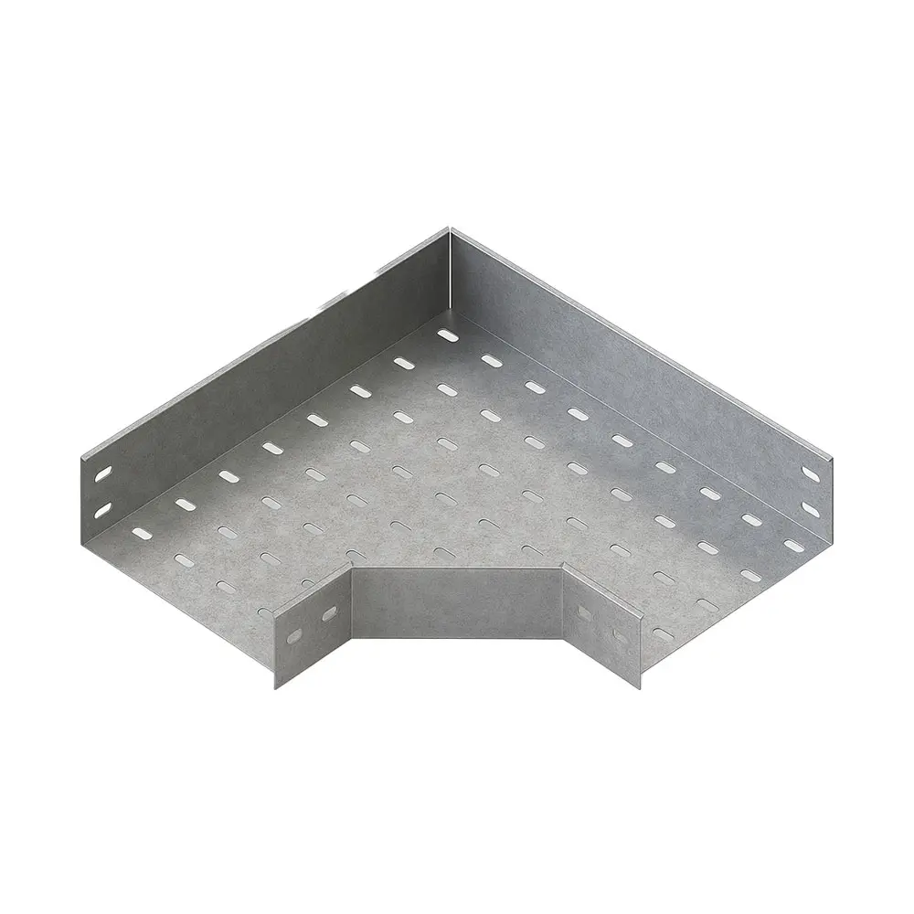 زانویی 90 درجه سینی کابل گالوانیزه سرد ورق 2 عرض 10 سانتیمتر