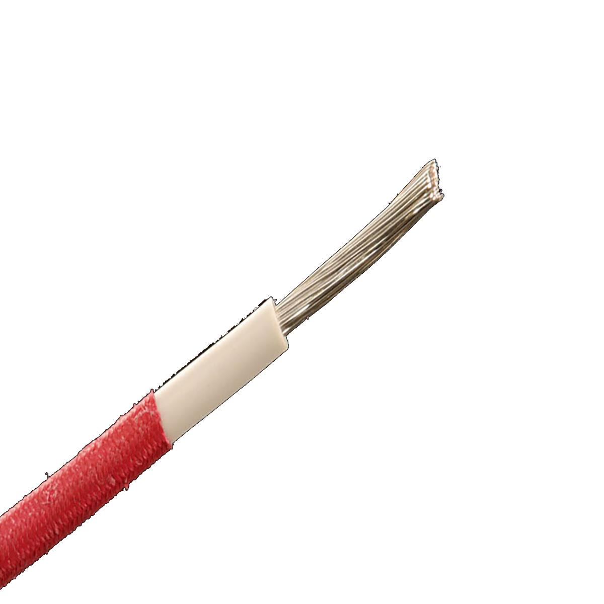 سیم دو روکش نسوز سایز 1 یاقوت (100متری)