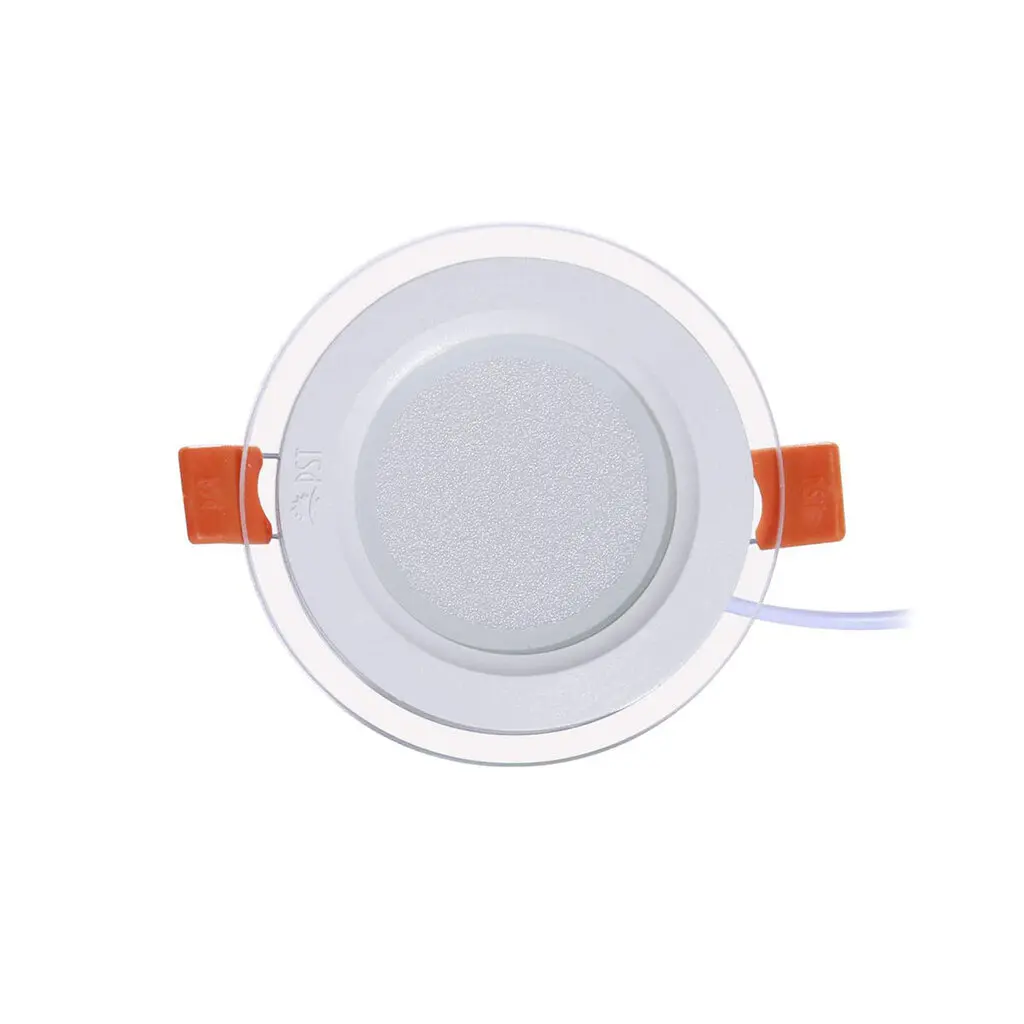 پنل سقفی گرد توکار 7 وات LED مدل گلاریس پارس شعاع توس