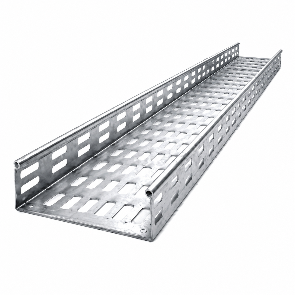 سینی کابل گالوانیزه سرد عرض 20 سانتیمتر ضخامت 1 پانچ دار شاخه 2 متری